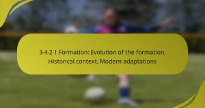3-4-2-1 Formation: Evolution of the formation, Historical context, Modern adaptations